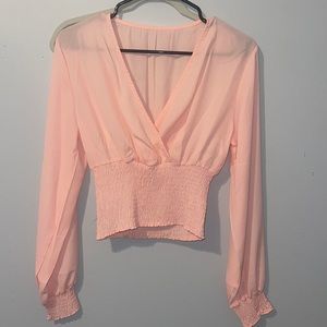 Light pink blouse